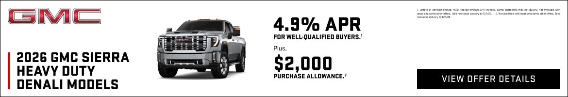 4.9% APR for well-qualified buyers.1

Plus, $2,000 PURCHASE ALLOWANCE.2