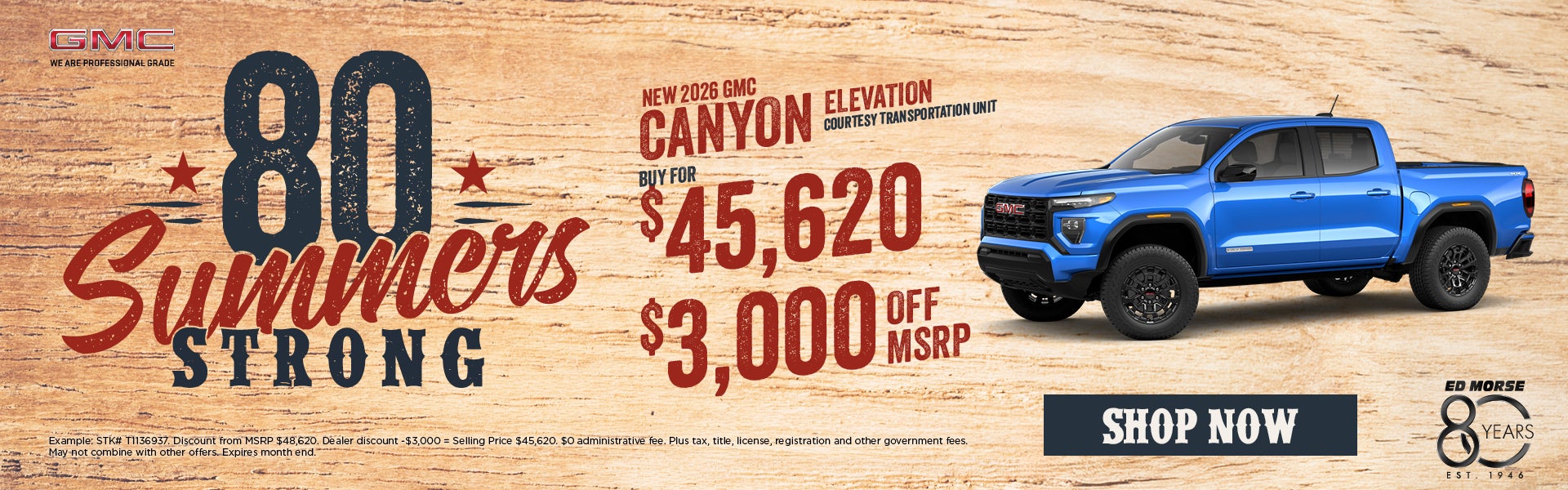 COURTESY 2026 GMC CANYON ELEVATION