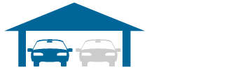 House two vehicle parking icon